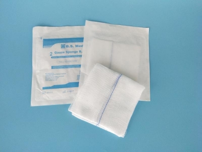 gauze swab pads；medical gauze swab