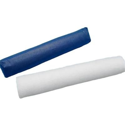 ประเทศจีน Factory Sale Surgical Consumable Medical 100% Cotton Absorbent 4ply 19X15 Gauze Roll For Hospital ผู้ผลิต
